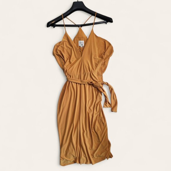 MISA Los Angeles Women's Marigold Domino Mini Dress Size XS NWT Yellow - Picture 3 of 12